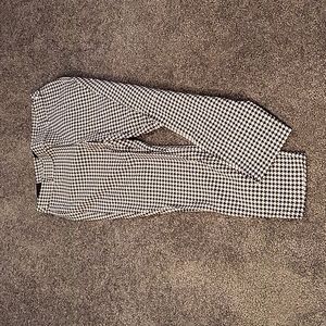 J crew houndstooth crop pant